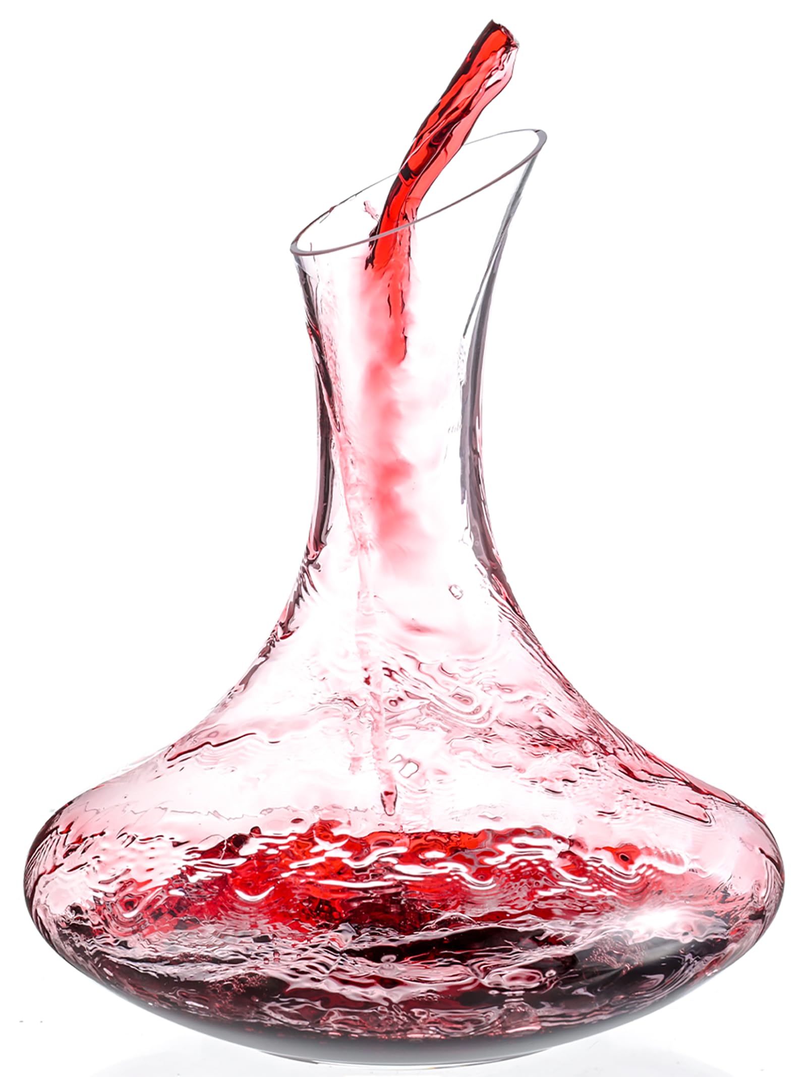 Amazon.com | Large Fancy Wine Decanter, 1900ml/64oz Elegant Red